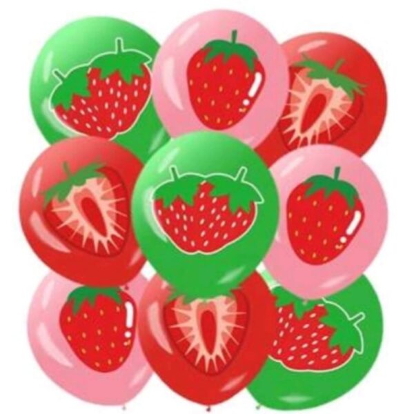 Strawberry Latex Balloons