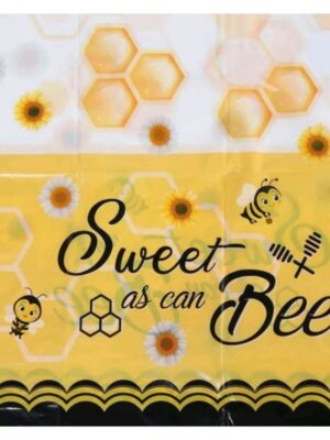 Sweet As Can Bee Disposable Tablecloth