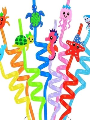 Under The Sea Party Straws 8 Piece