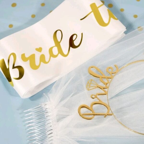 Bride to Be Bachelorette Party Set 3 Piece