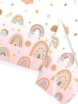 Rainbow Boho Tablecloth