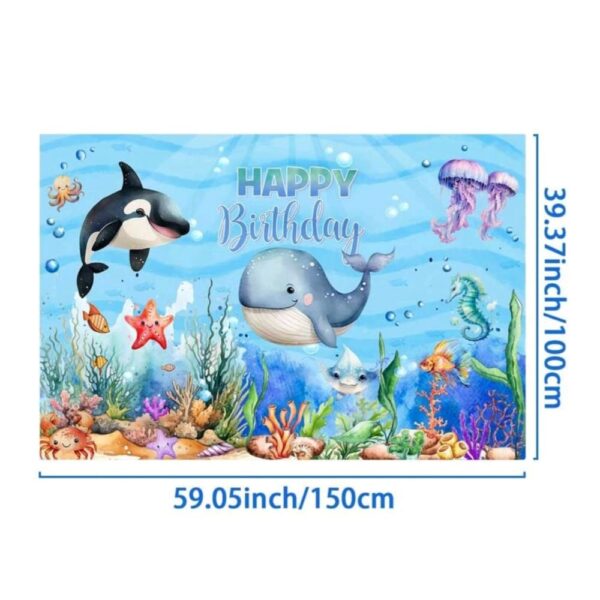 Under The Sea Themed Backdrop