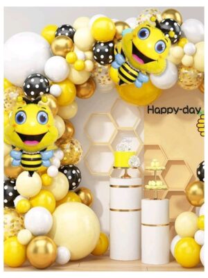 Bee Themed Balloon Arch
