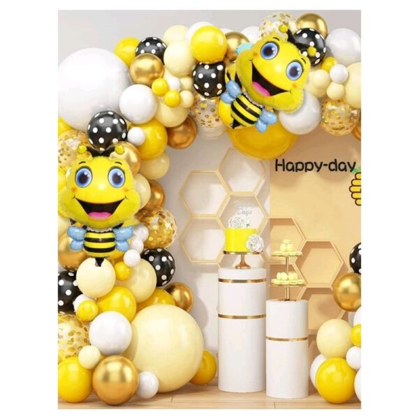 Bee Themed DIY Balloon Arch - Pretty Party Shop