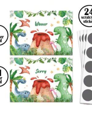 Dino Scrath And Win Party Game