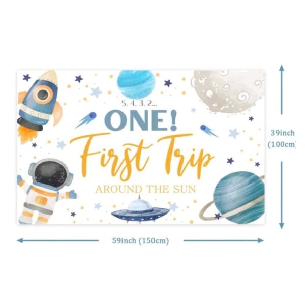 First Trip Around The Sun Backdrop