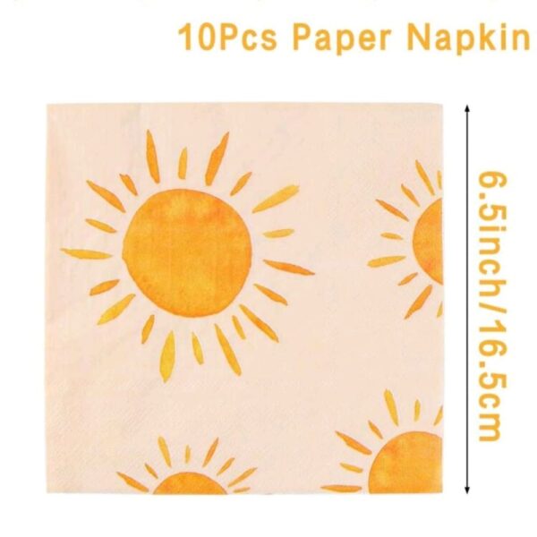 Sun Boho Napkins 10 Piece