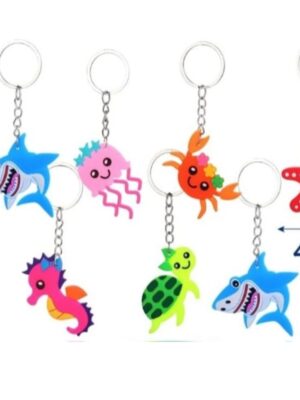 Under The Sea Party Favors Keyrings 6 Piece