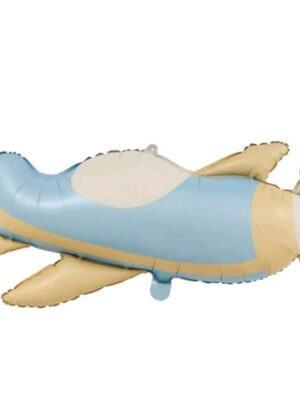 Vintage Airplane Shaped Foil Balloon