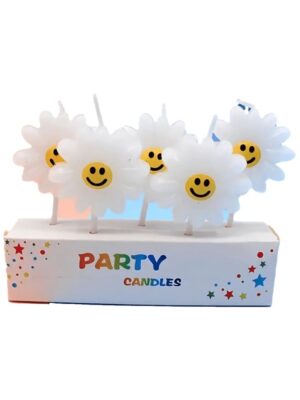 Daisy Shaped Birthday Candles