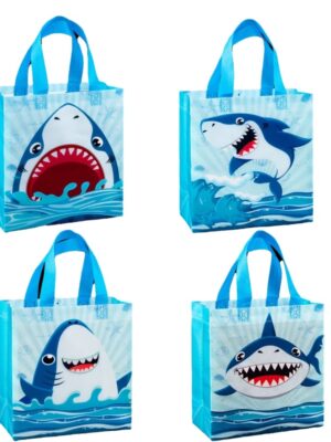 Shark Party Tote Bags 4 Piece