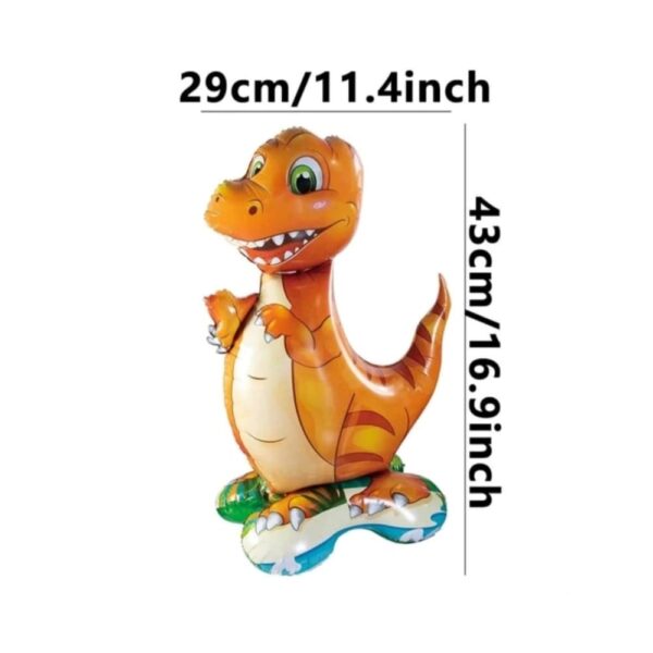 T Rex Standing Foil Balloon