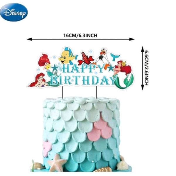 Princess Ariel Cake Topper