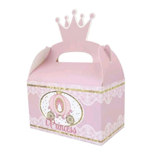 Princess Favor Boxes 6 Piece