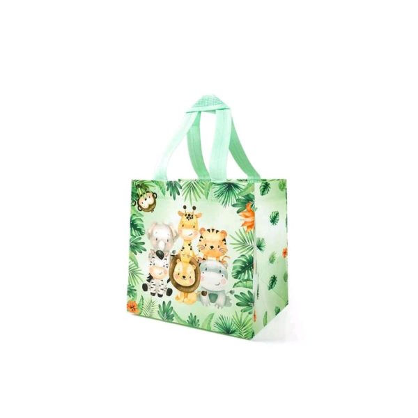 Safari Party Favor Bags-Tote Bags-6-Piece - Pretty Party Shop