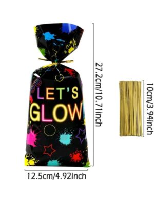 Lets Glow Party Favor Bags 10 Piece