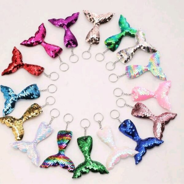Mermaid Sequin Keyrings