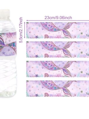 Mermaid Water Bottle Lables