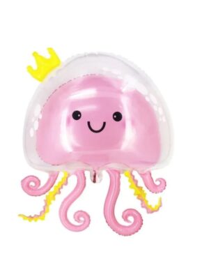 Octupus Double Bubble Deco Balloon Pink