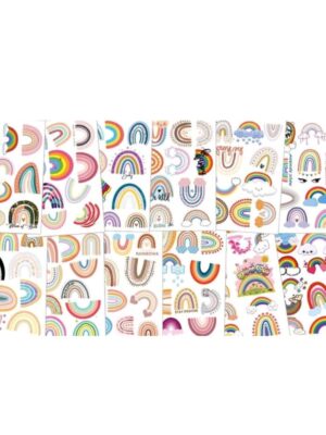 Rainbow Temporary Tattoos
