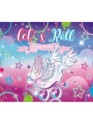 Rollerskate Party Backdrop