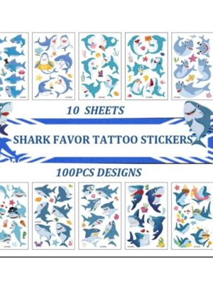 Shark Tattoos 10 Piece