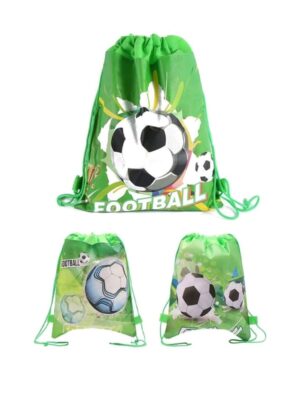 Soccer Football Drawstring Bags 3 Piece