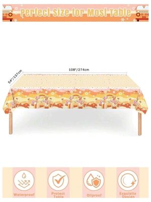 Stay Groovy Disposable Tablecloth Large (1)