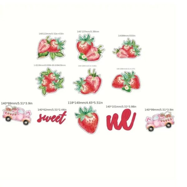Berry Sweet One Bunting Dimensions