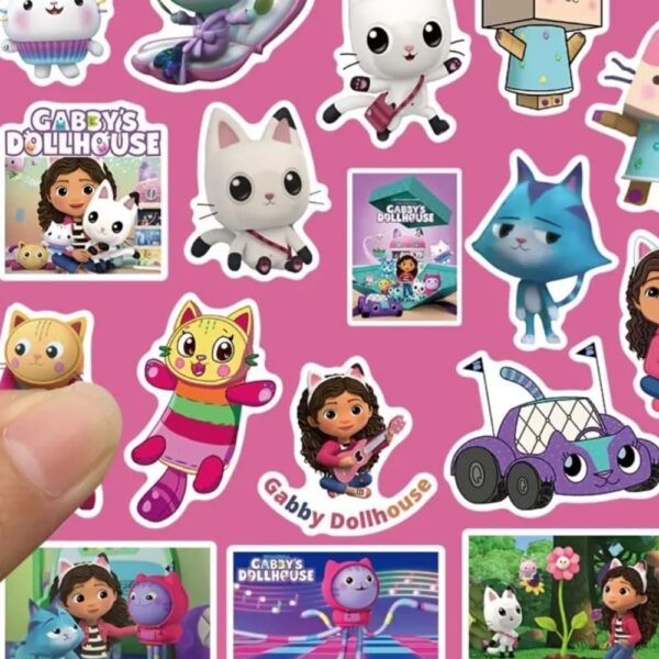 Gabbys Dollhouse Stickers 50 Piece