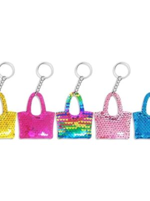 Handbag Sequin Keyrings Party Favors