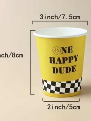 One Happy Dude Paper Cups