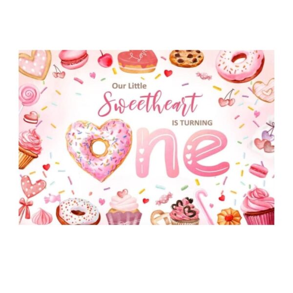 Our Little Sweetheart Is Turning One Candy Birthday