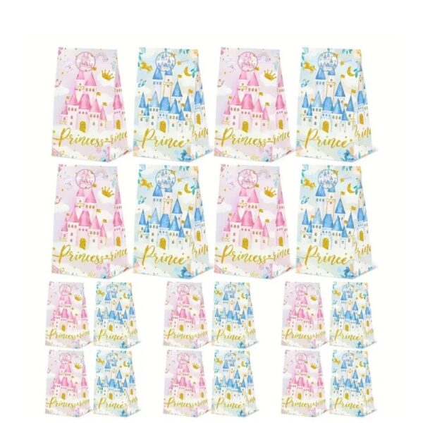 Princess and Prince Party Favor Bags 12 Piece