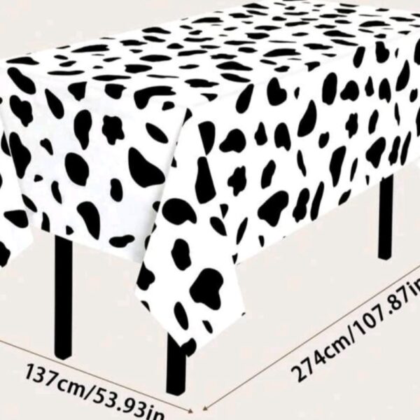 Cow Table Cloth Large