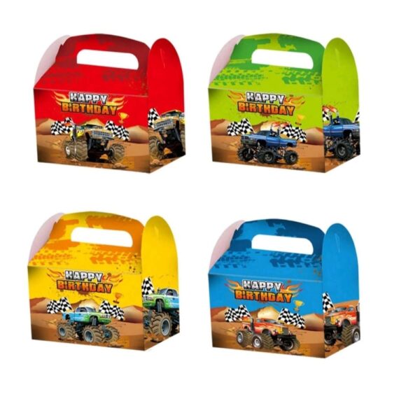 Monster Truck Party Favor Boxes 12