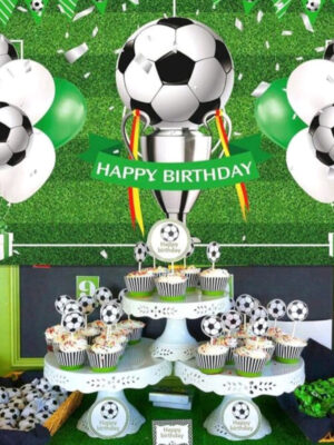Soccer Backdrop Display