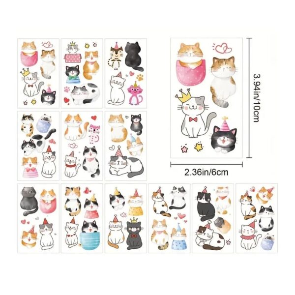 Cat Temporary Tattoos