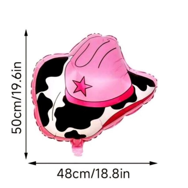 Cow Girl Hat Shaped Foil Balloon