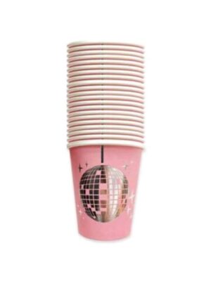 Disco Pink Paper Cups