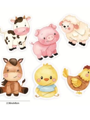 Farm Animal Lollipop Cardholders