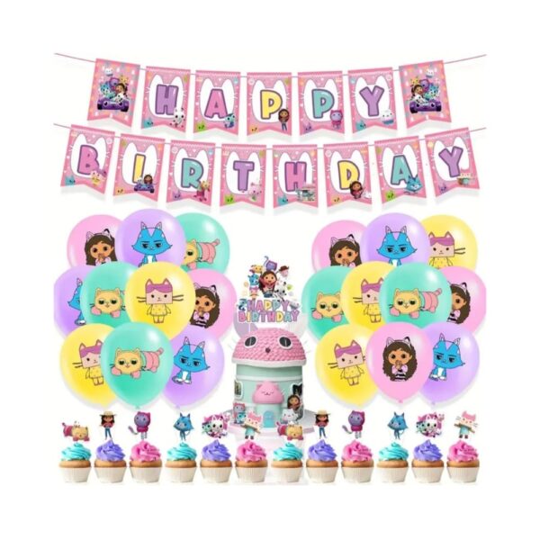 Gaby Dollhouse Party Decoration Set