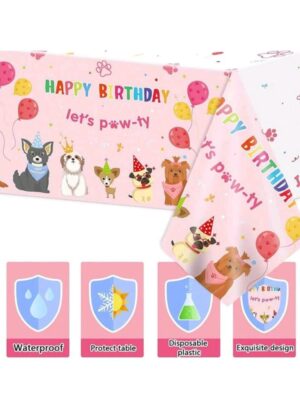 Lets Pawty Table Cloth