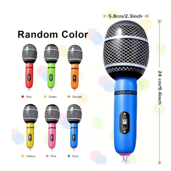 Microphone Inflatable Photo Props