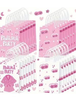Pajama Party Favor Bags 8 Piece