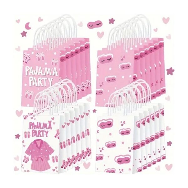Pajama Party Favor Bags 8 Piece