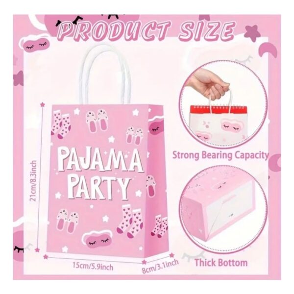 Pajama Party Favor Bags Dimension