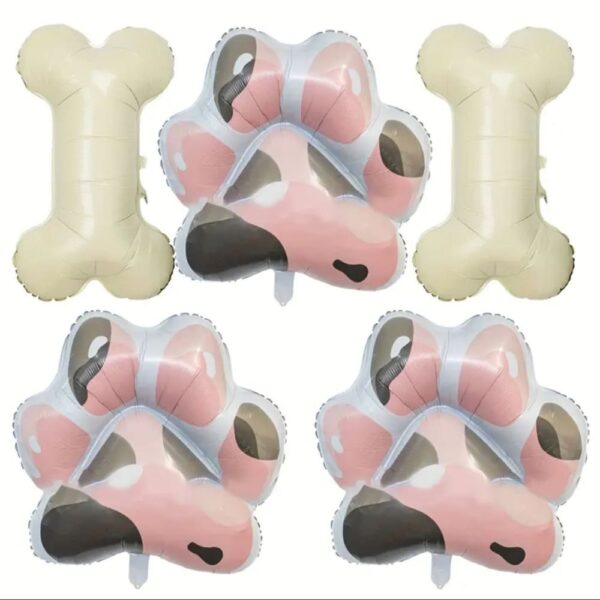 Paw And Bone Balloon Set 5 Piece