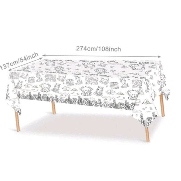 Safari Activity Paper Table Cloth