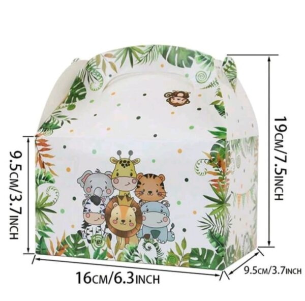 Safari Favor Boxes 6 Piece